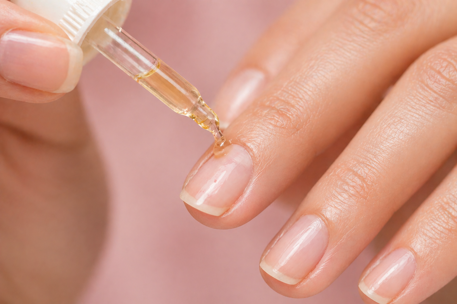 applying cuticle oil to prevent and treat split nails — daily nail moisturizing routine