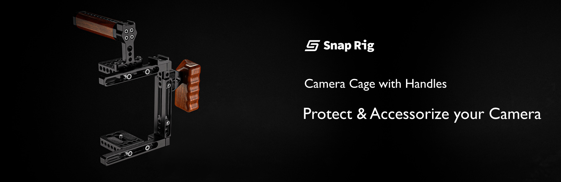 Proaim SnapRig Universal DSLR Camera Cage - Adjustable Rig w 2 Handles. CG219
