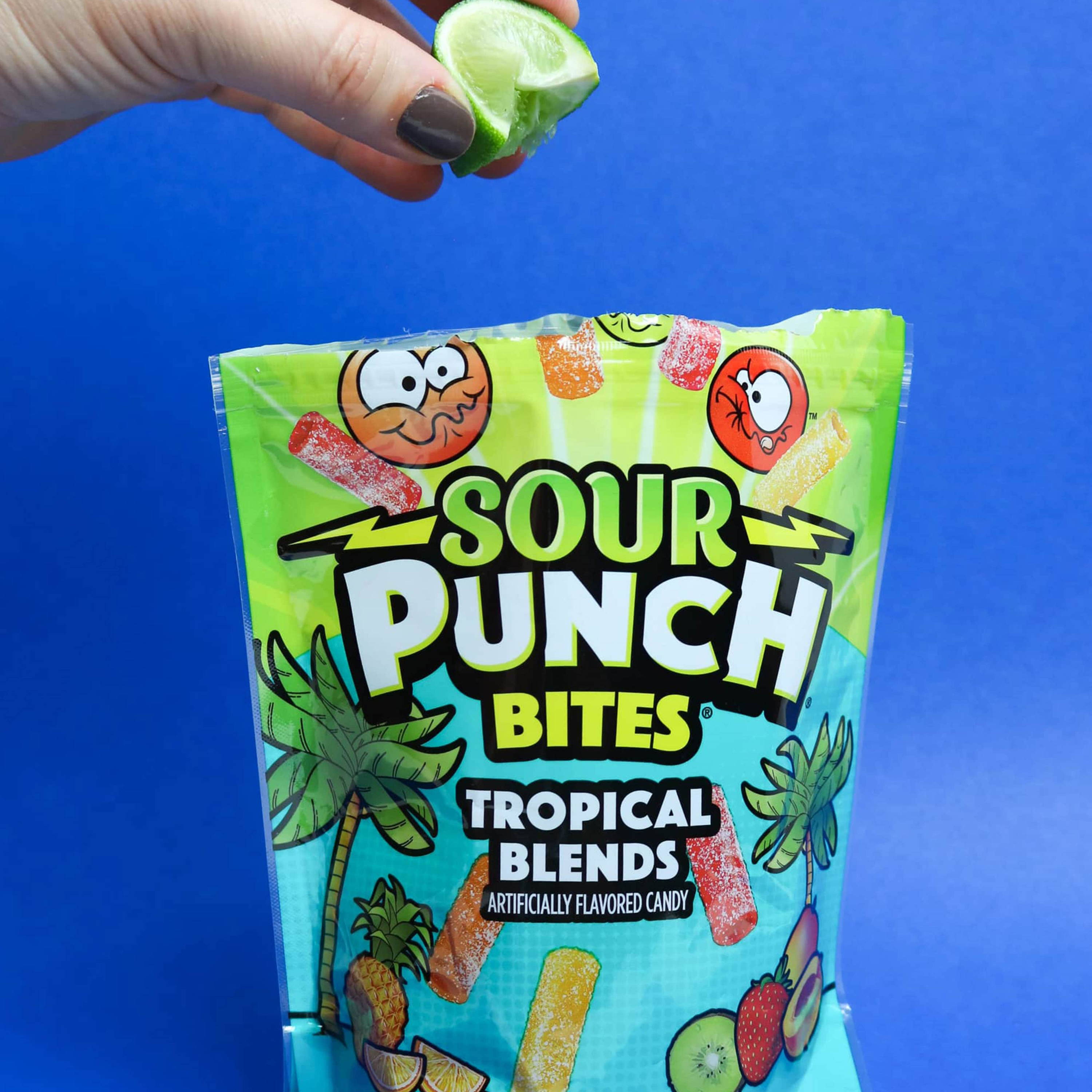 Lime Juice Added To Sour Punch Bites