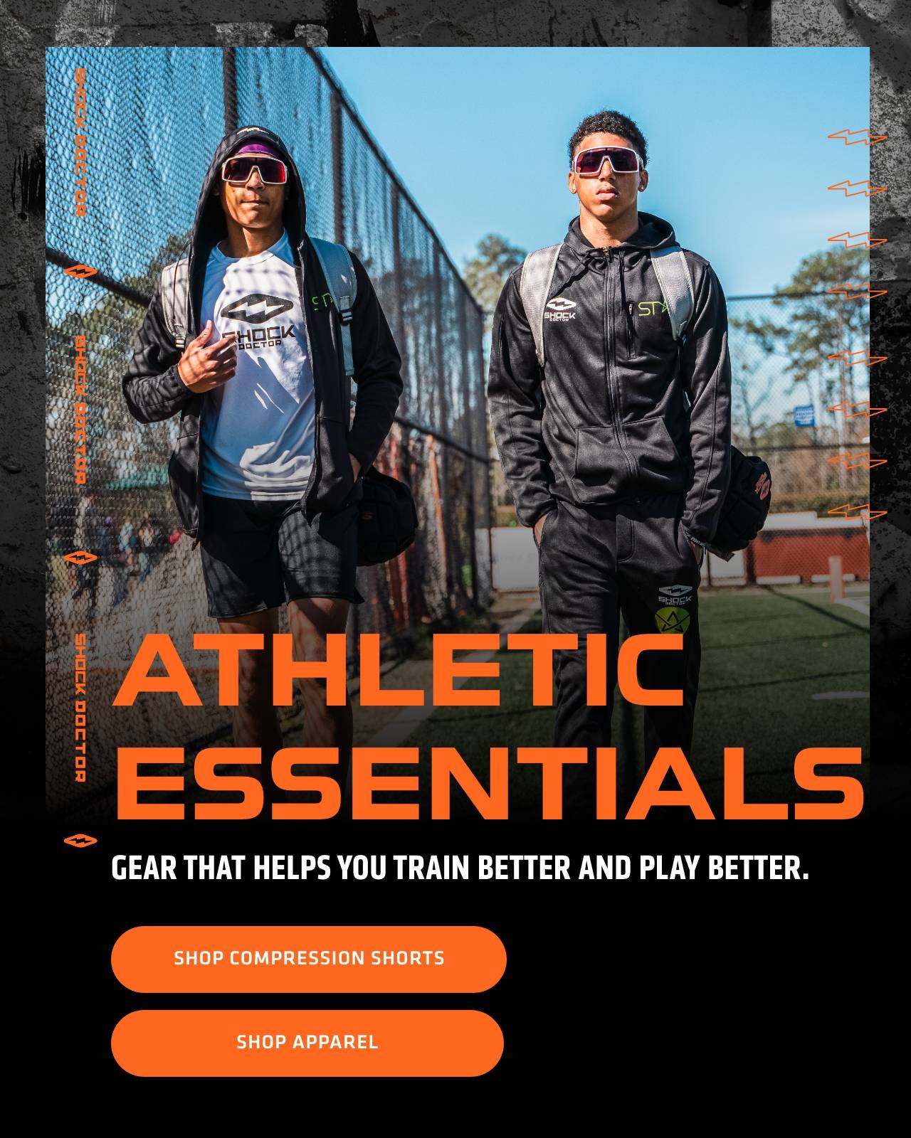 Athletic Essentials - Gear That Helps You Train Better And Play Better  - Shop Compression Shorts - Shop Apparel