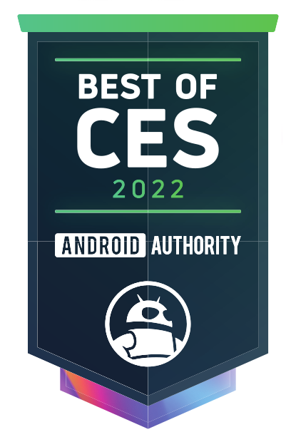 Best of CES 2022 award badge from Android Authority.