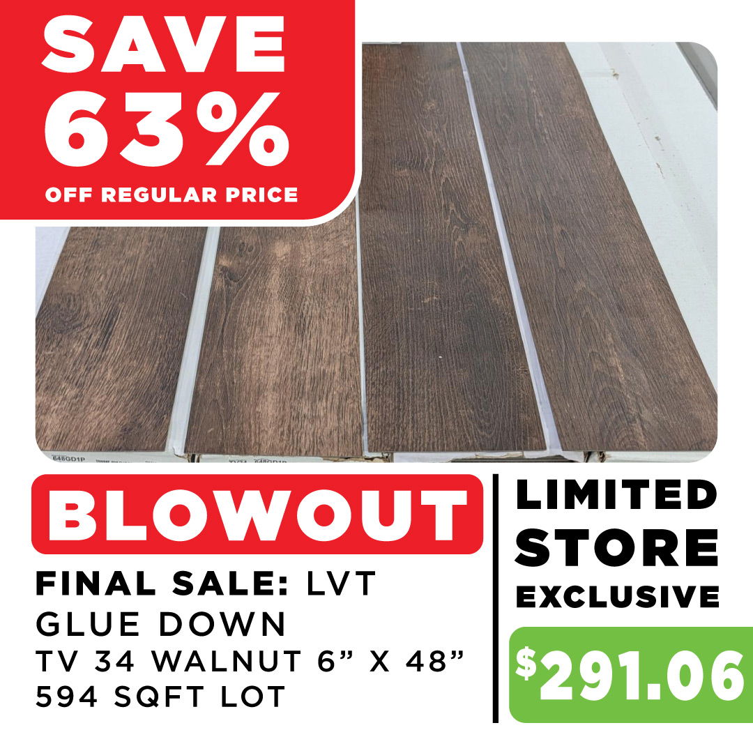 GLUE DOWN LVT
