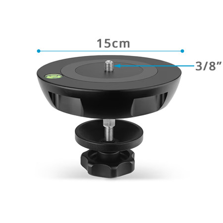Proaim 150mm Half Ball Adapter (Flat–Bowl Camera Mount)