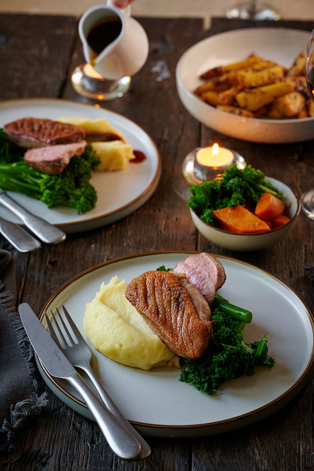 Duck Breast Marinated with Tamarind and Ale Sauce