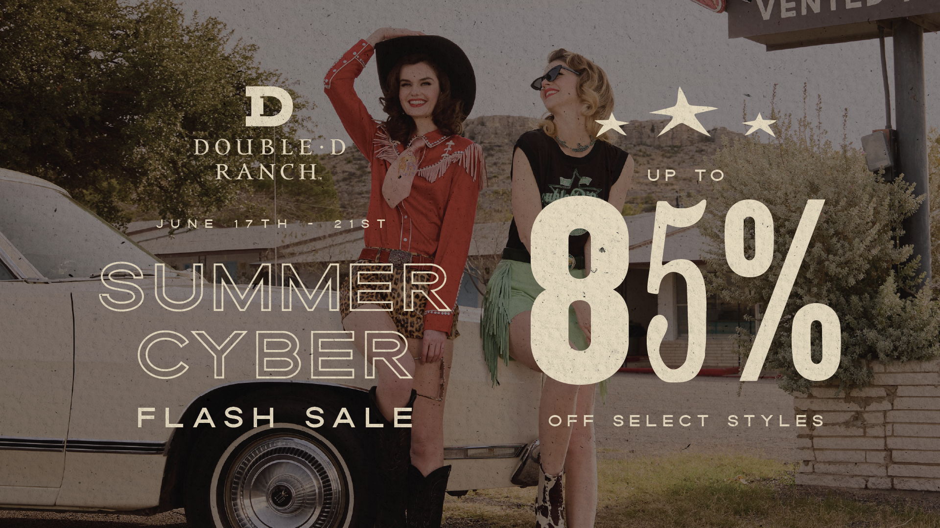 SUMMER CYBER FLASH SALE! UP TO 85% OFF SELECT STYLES. 