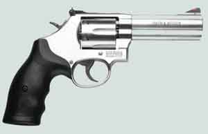 Smith and Wesson stainless steel revolver for sale