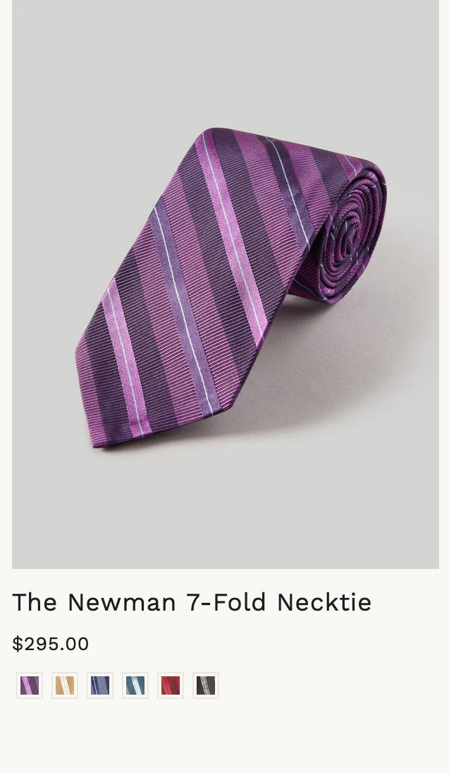 Newman 7-Fold Necktie