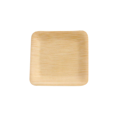 A small square bamboo veneer plate