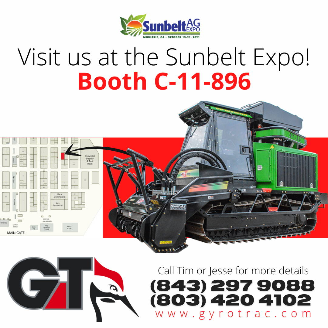See Gyro-Trac at Sunbelt Ag Expo in Moultrie, Georgia