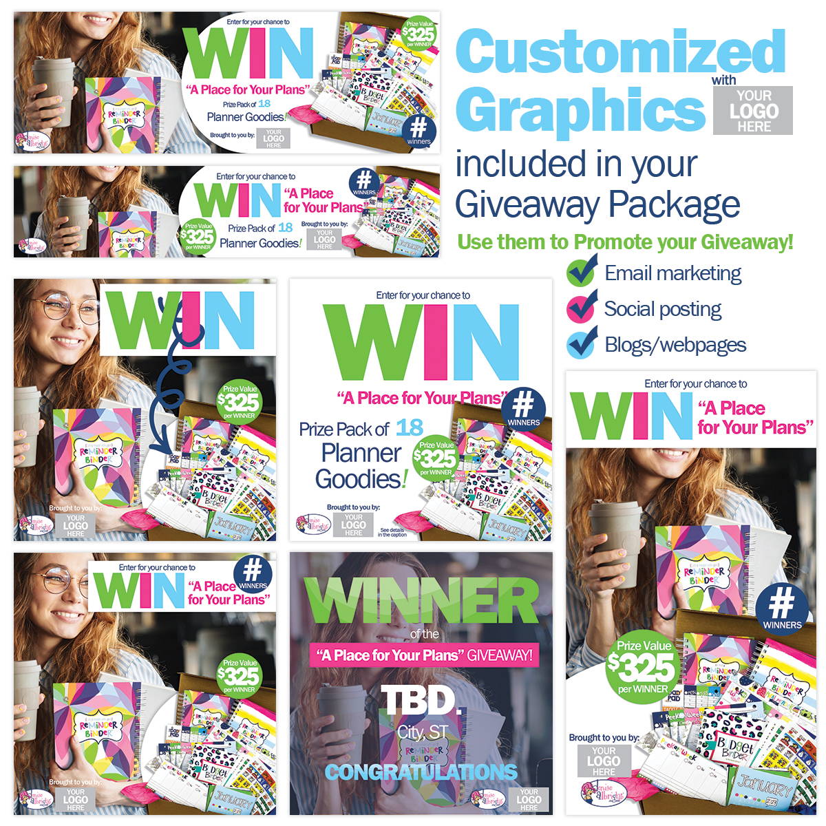 A Place for Your Plans Giveaway Graphics Package