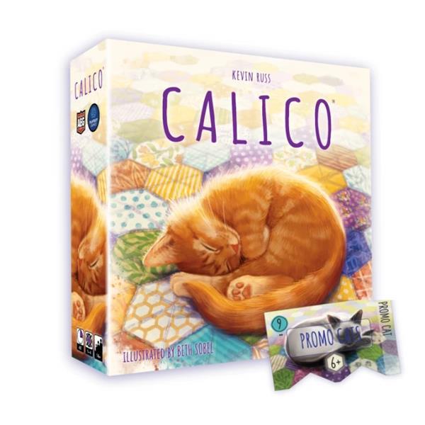 The box of the valentines board game Calico.