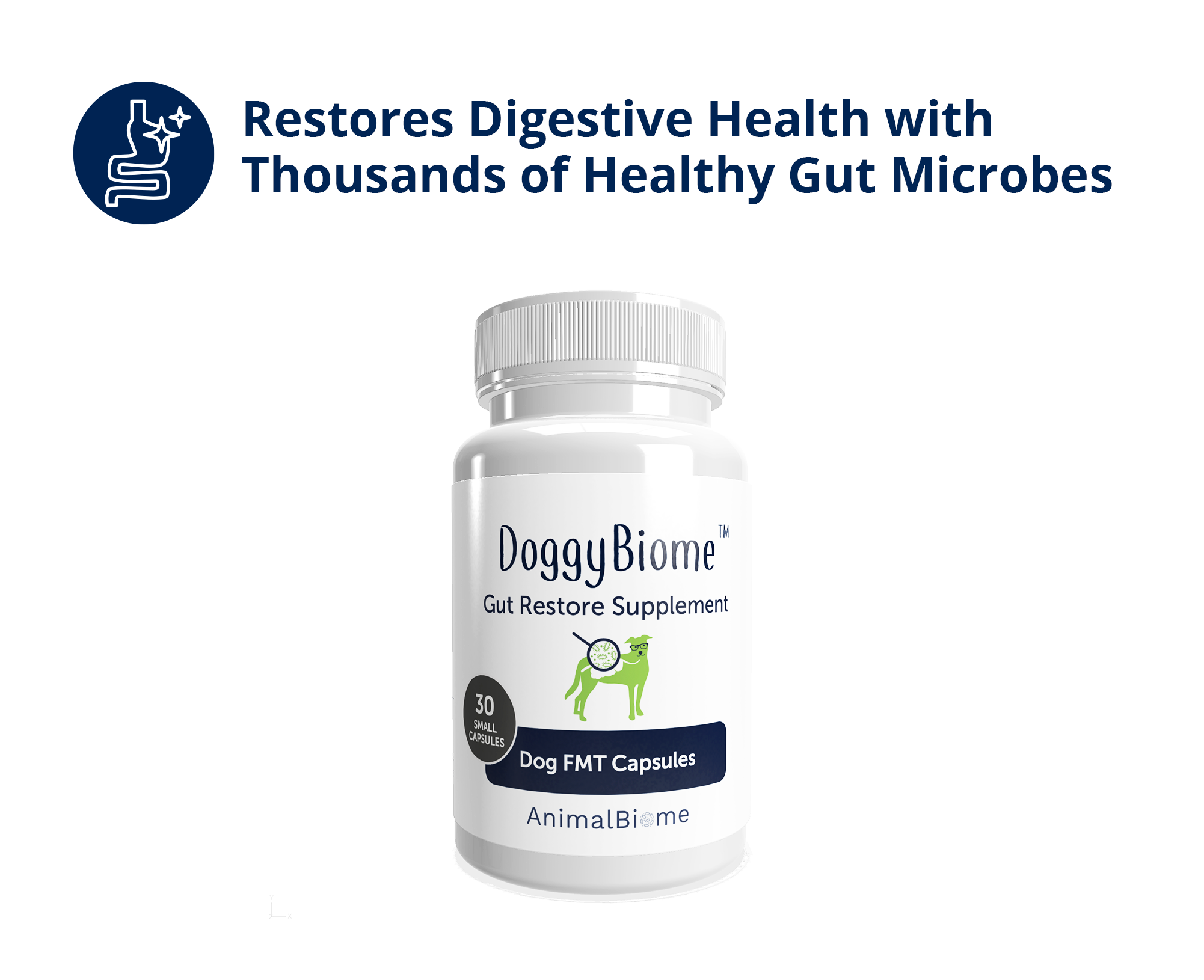DoggyBiome Gut Restore Supplement for Dogs