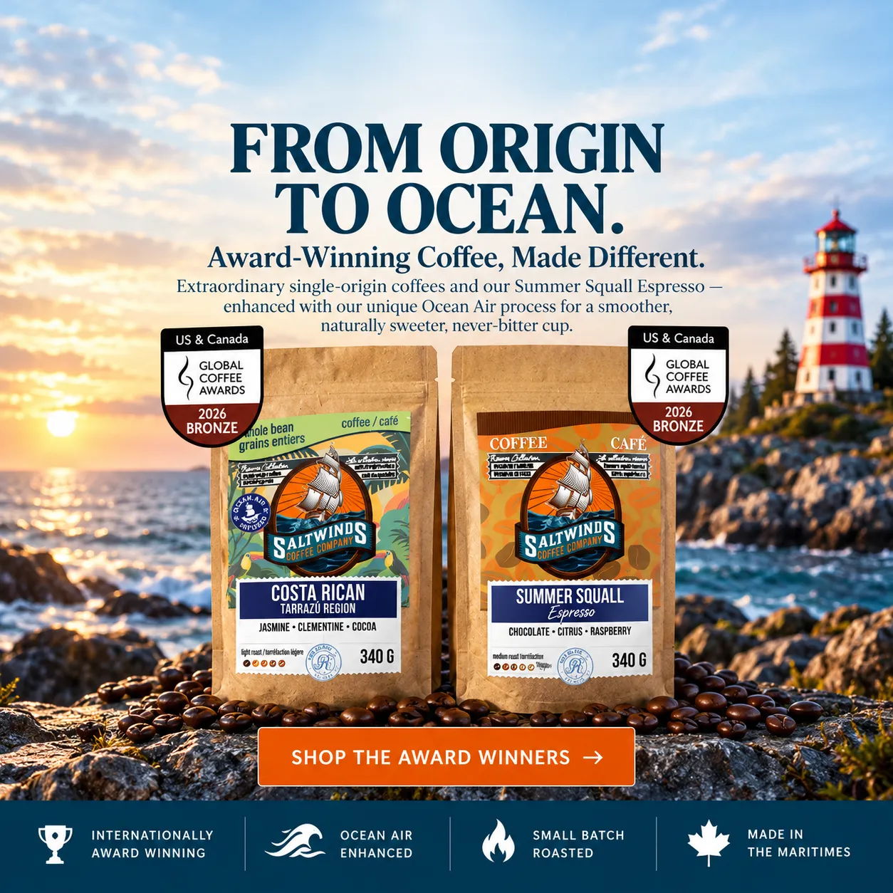 From Origin to Ocean