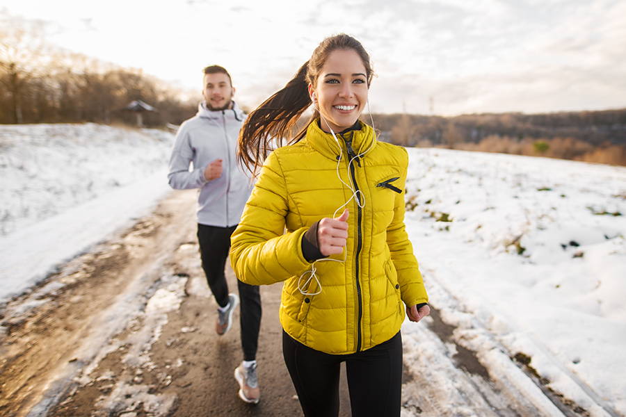 running in winter