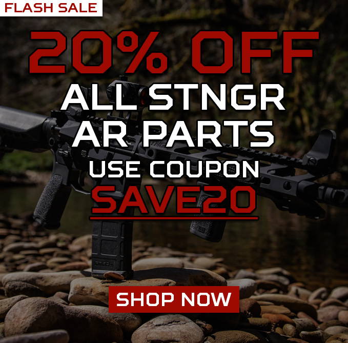 Save 20% on all STNGR Brand Products - Use Coupon SAVE20