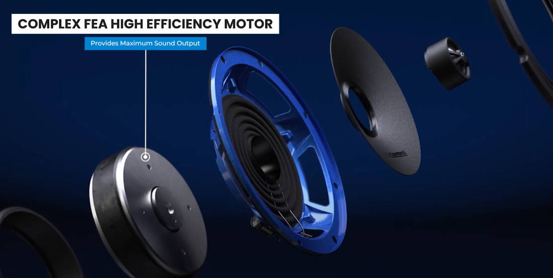 complex fea high efficiency motor speakers