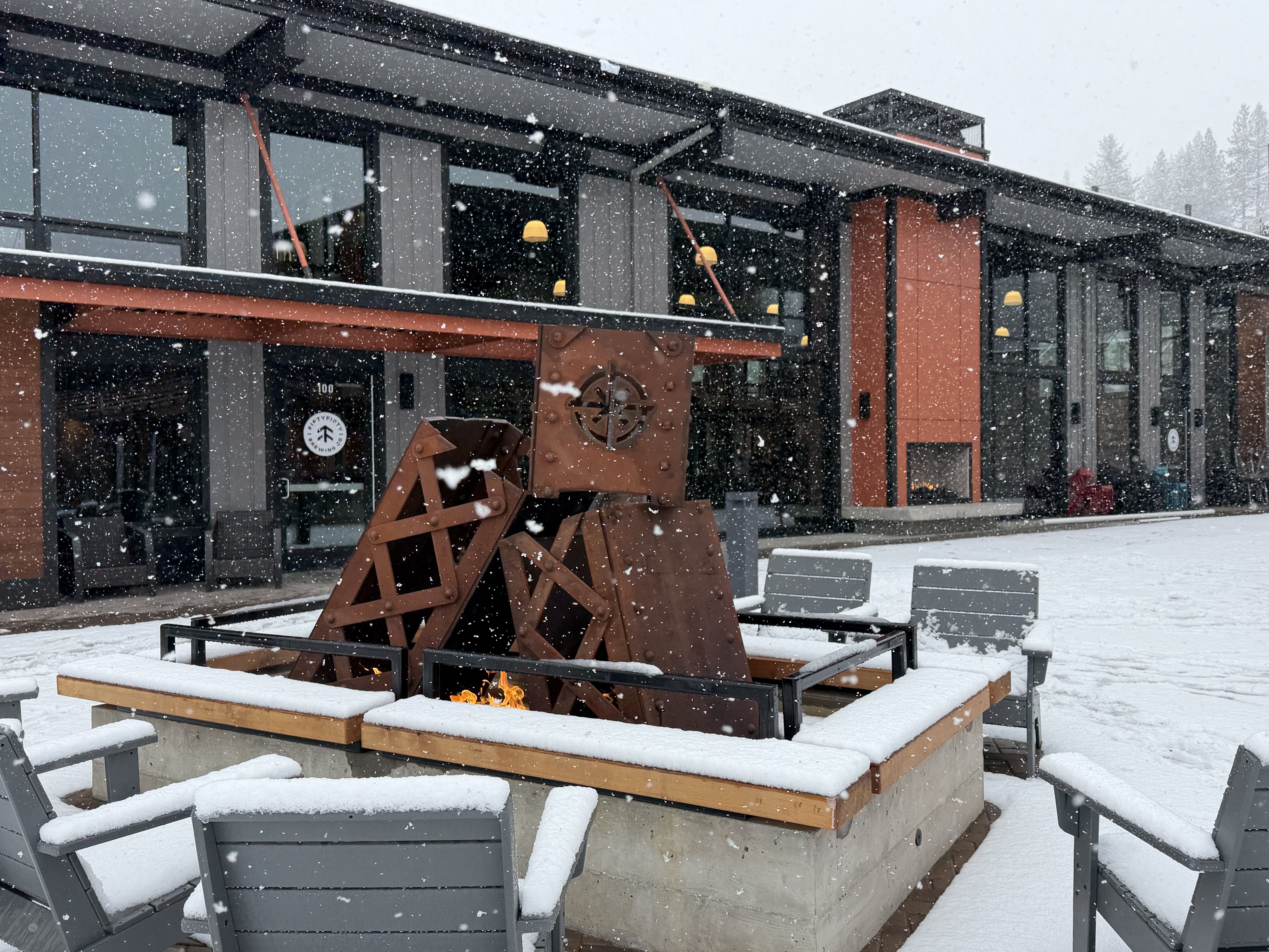 Truckee Pub Winter