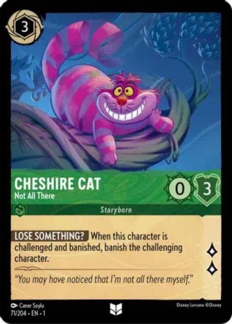 cheshire cat not all there storyborn card
