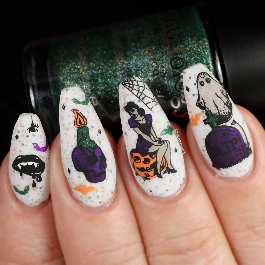 Halloween nails and halloween nail art just became more accessible with maniology halloween nails