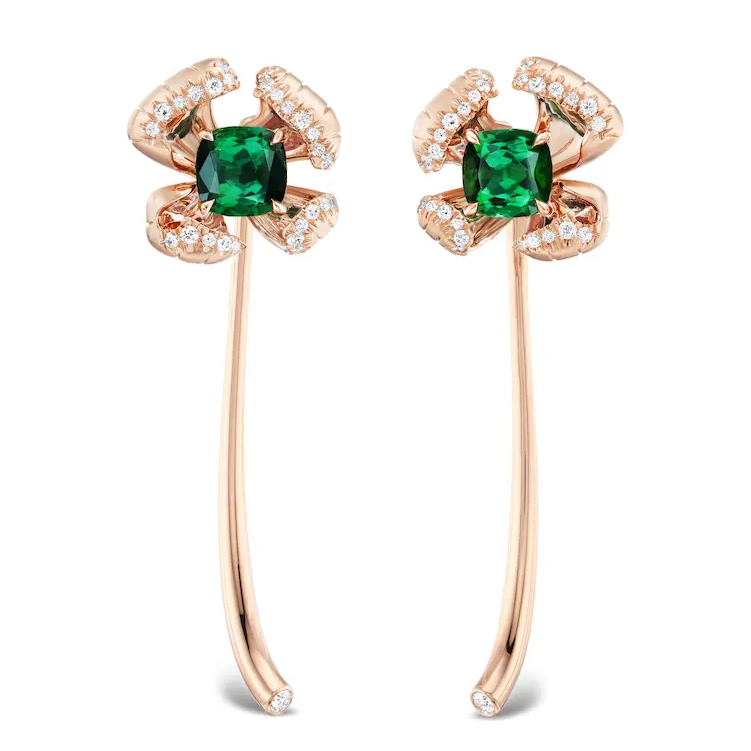 green-tourmaline-flower-earrings