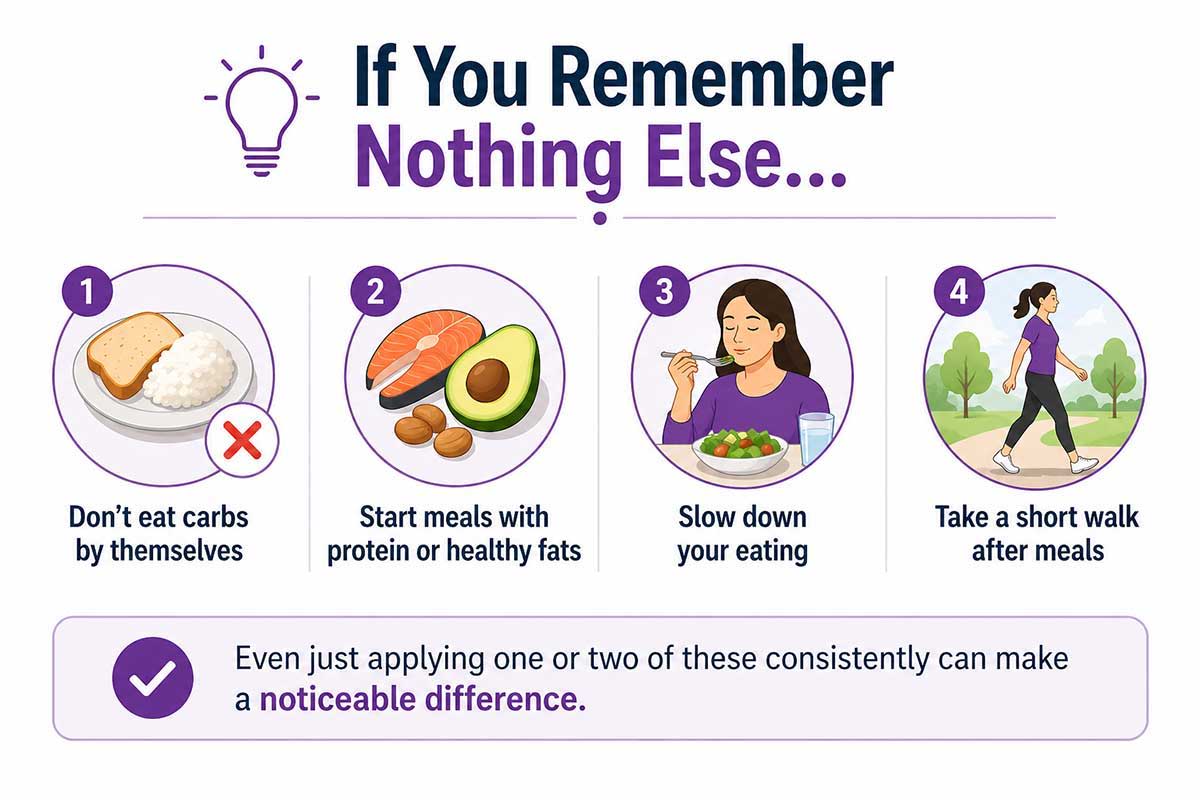 Tips for healthy eating and lifestyle changes.