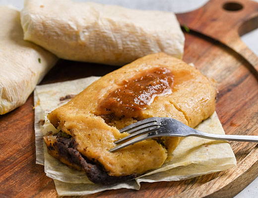Black Bean, Chile, and Cheese Tamales