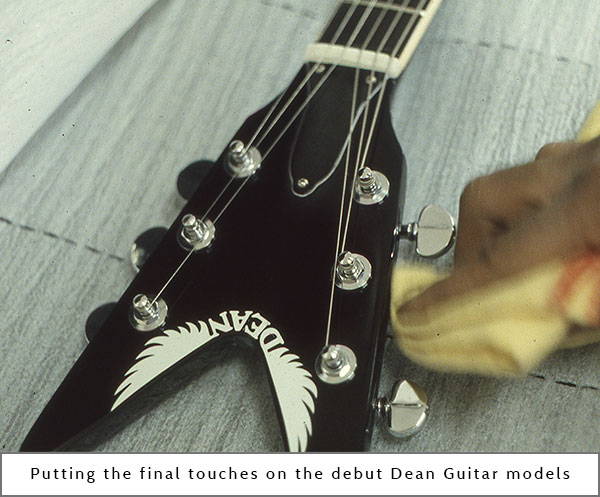 Dean Guitars - Putting the Final Touches for NAMM