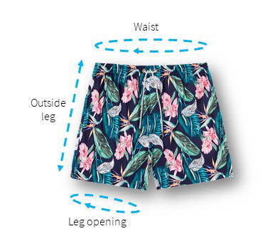 Size Guide – Bondi Joe Swimwear