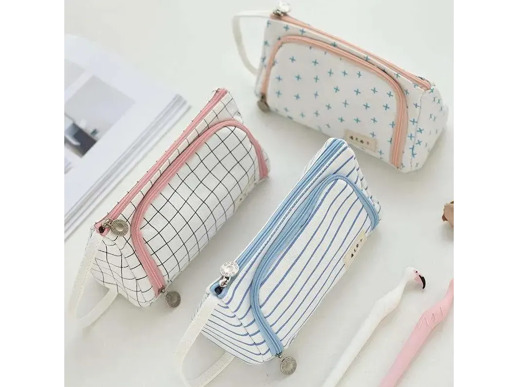 Pencil Case Large Storage Personalized Pencil Organizer Pouch Marker Pencil  Case Simple Stationery Bag 