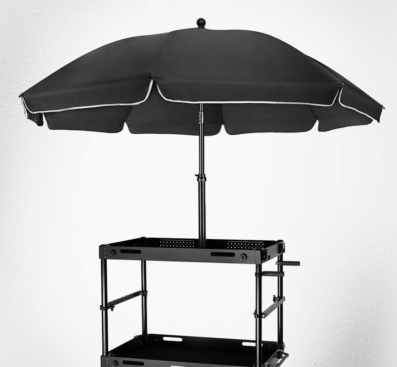 Proaim Umbrella (⌀84”) with Holder Stand for Video Production Camera Cart