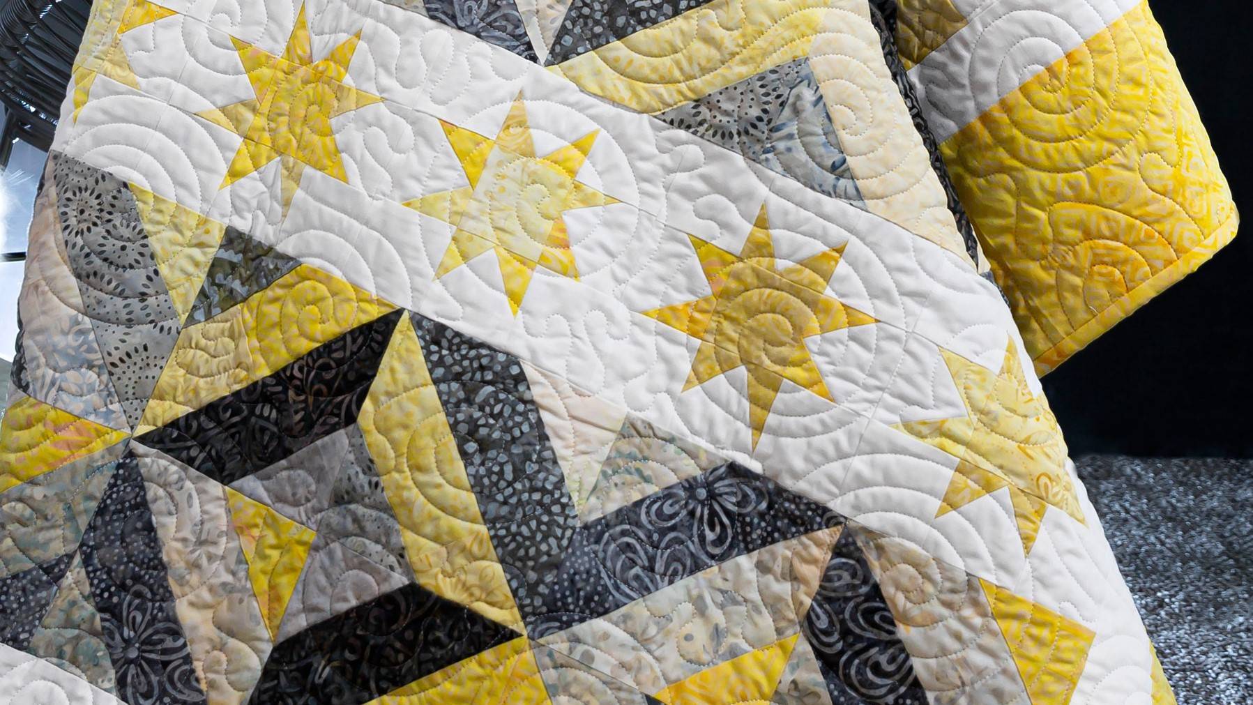 Summer Stars picnic quilt pattern for picnic quilt wedding gift DIY sewing project