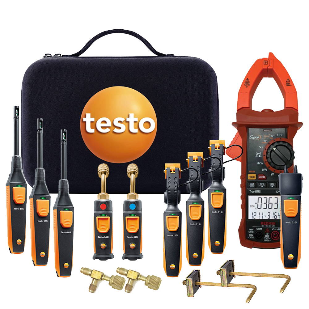 Testo Professional Smart Probe Kit for measureQuick with Electrical and Pressure