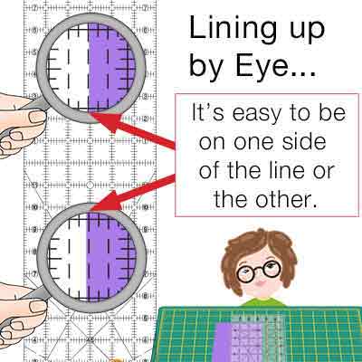 See Why Adding Adjustable Guides  to Your Quilt Rulers  Makes Sense