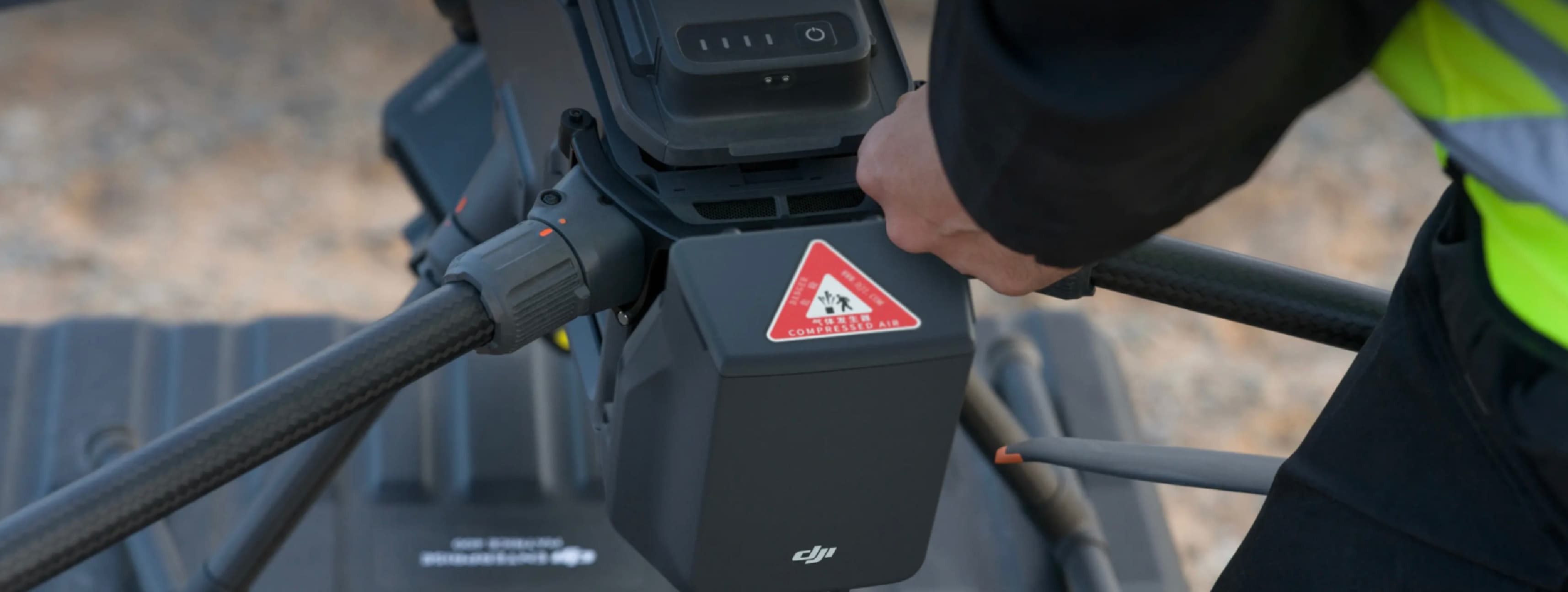 DJI AP100 Parachute designed for controlled drone descent and risk reduction