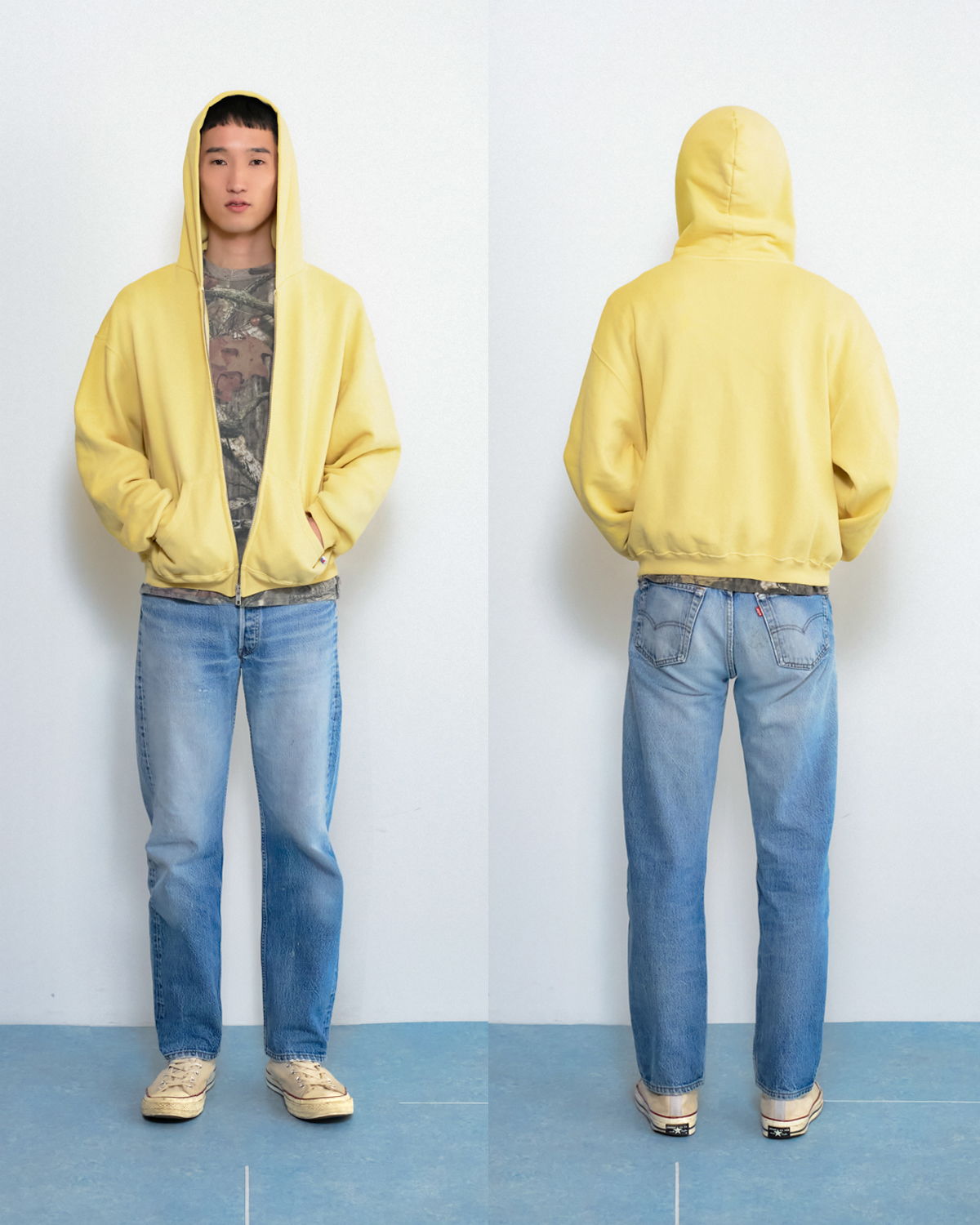 60's Faded Zip hoodie & Crew Sweatshirts – FIFTH GENERAL STORE