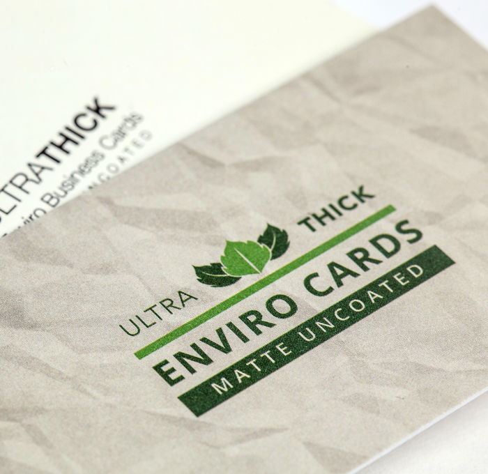 Matte uncoated ultra thick business cards 