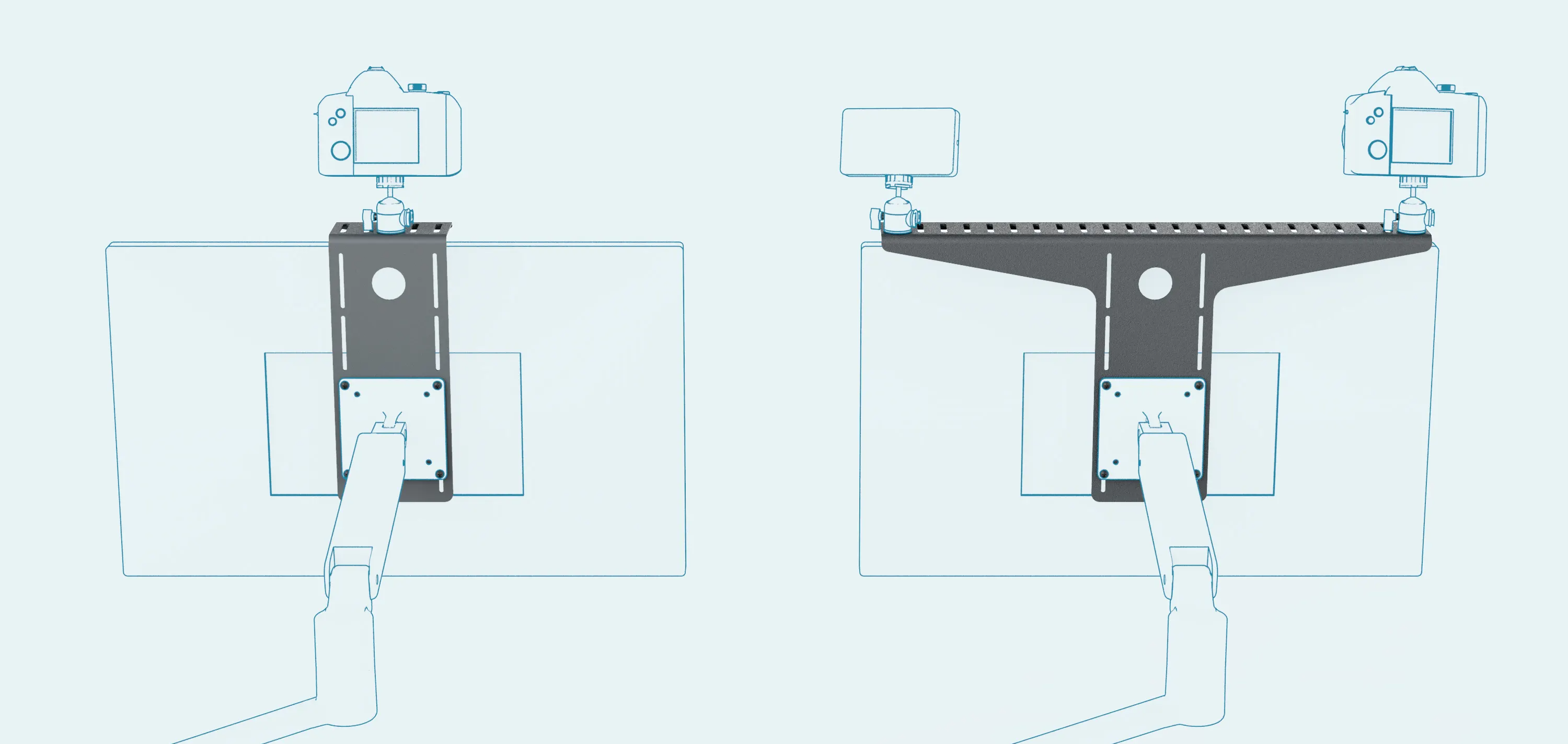 Heckler Camera Shelf for Monitor Arms – FireFold
