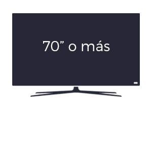 Pantallas televisores 70