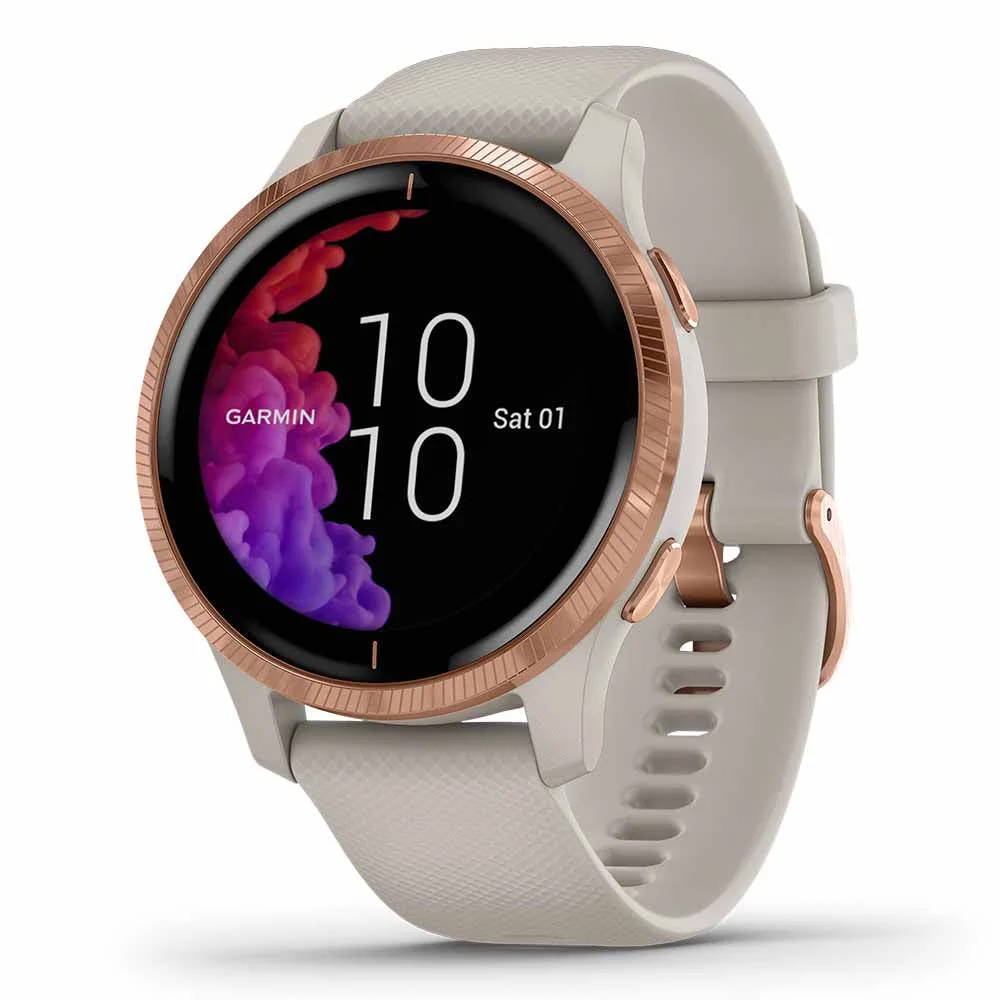 Garmin Venu® Sand/Rose Gold) | Best GPS Fitness Watch for Women — PlayBetter