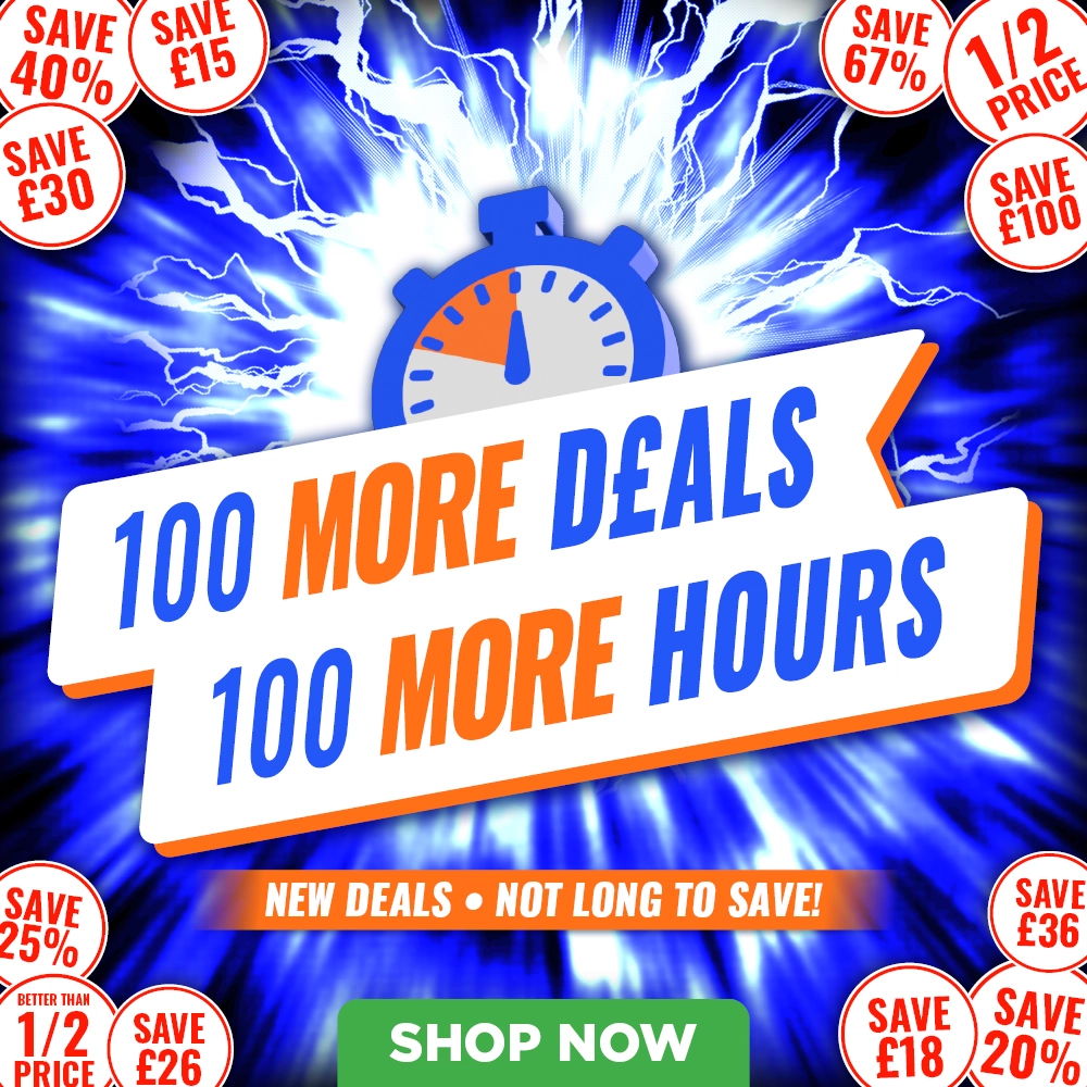 Promotional image for limited-time deals with savings highlighted.