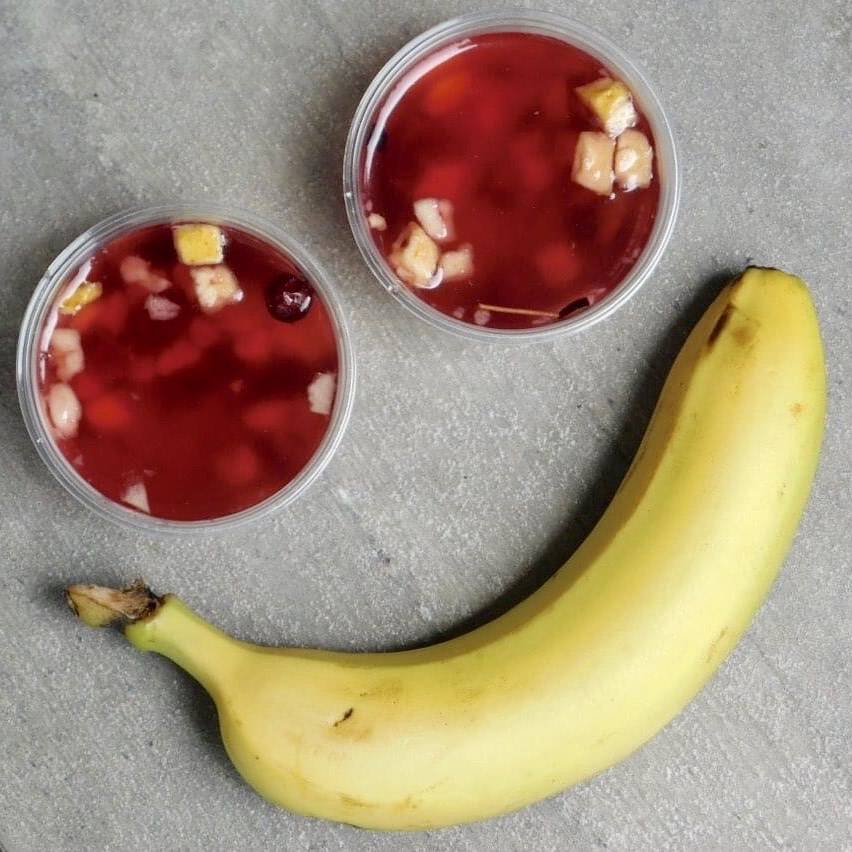 Tisana de platano, arándano, cereza y jamaica