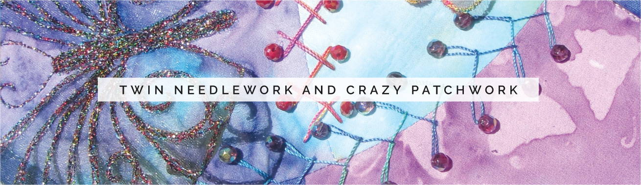 Twin Needlework and Crazy Patchwork