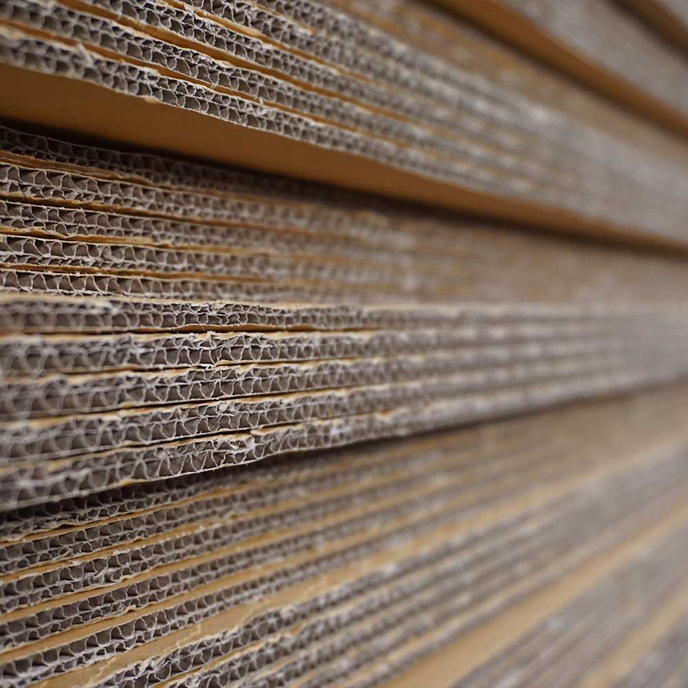 Stack of Corrugated Material