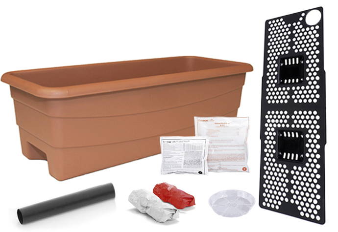 Items included with the EarthBox Junior Garden Kit