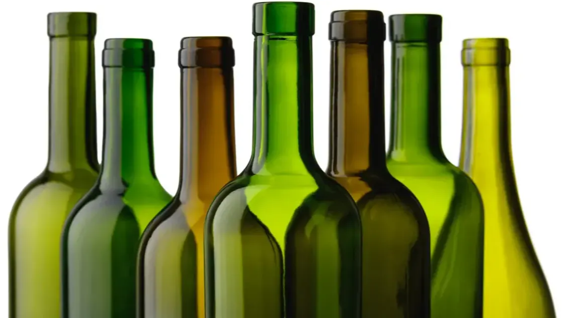 glass wine bottles