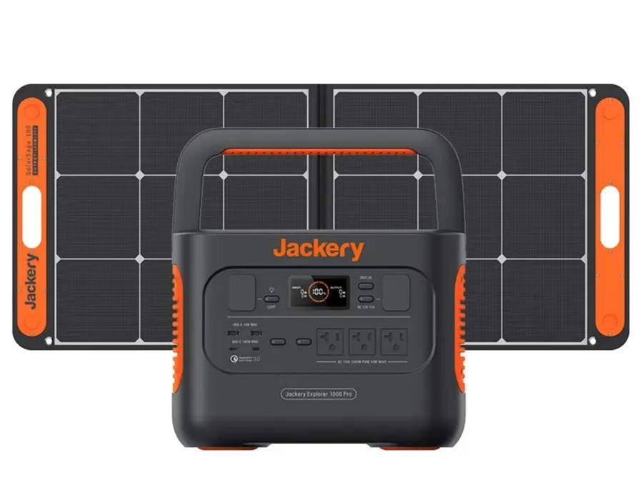 Jackery ポータブル電源 1000 Pro＋ソーラーパネル100Wの充電時間