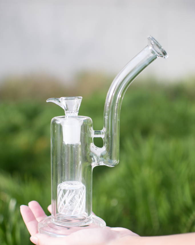 Boo Glass Upright Bubbler is super durable