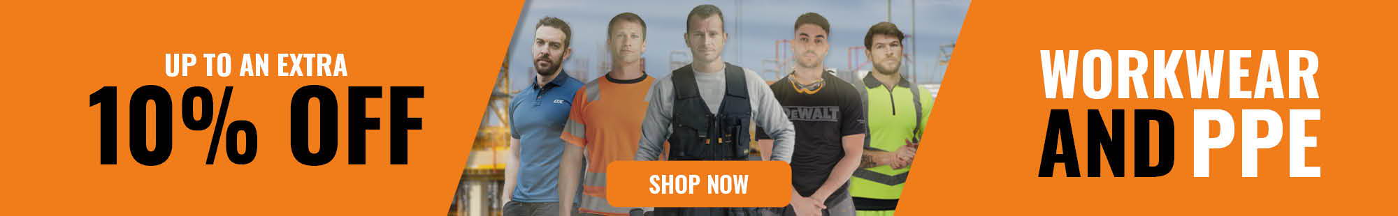 10% off Workwear & PPE