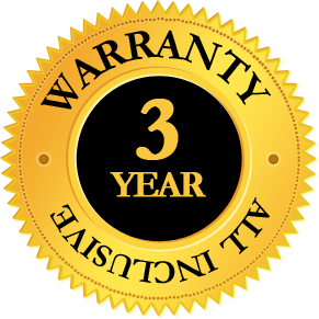 3 year all inclusive warranty