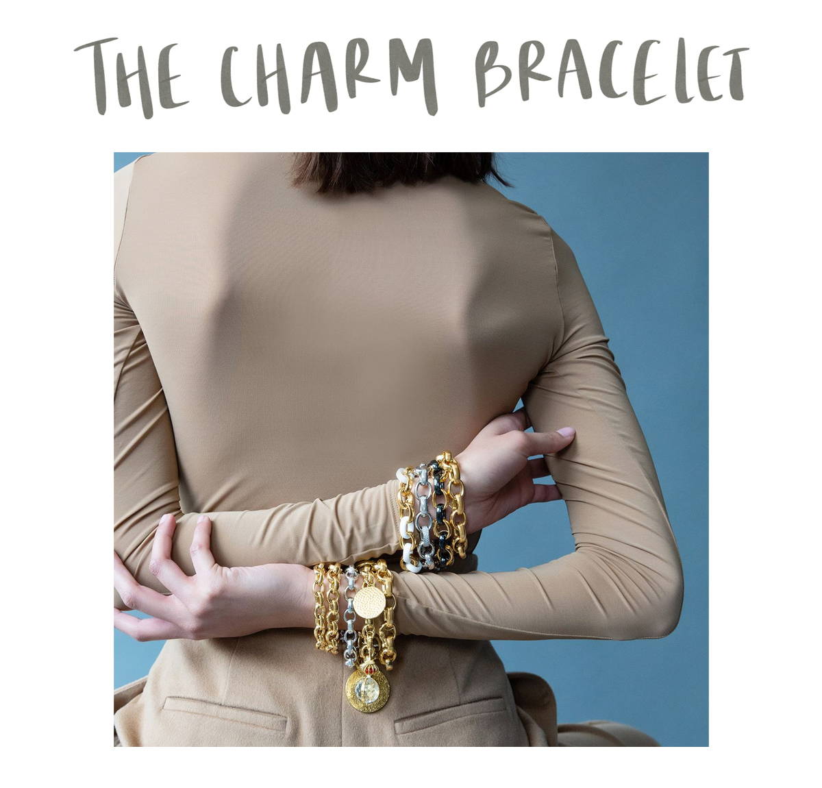 Yellow Gold Design Your Own Charm Bracelet - Custom Charm Bracelets by Monica Rich Kosann